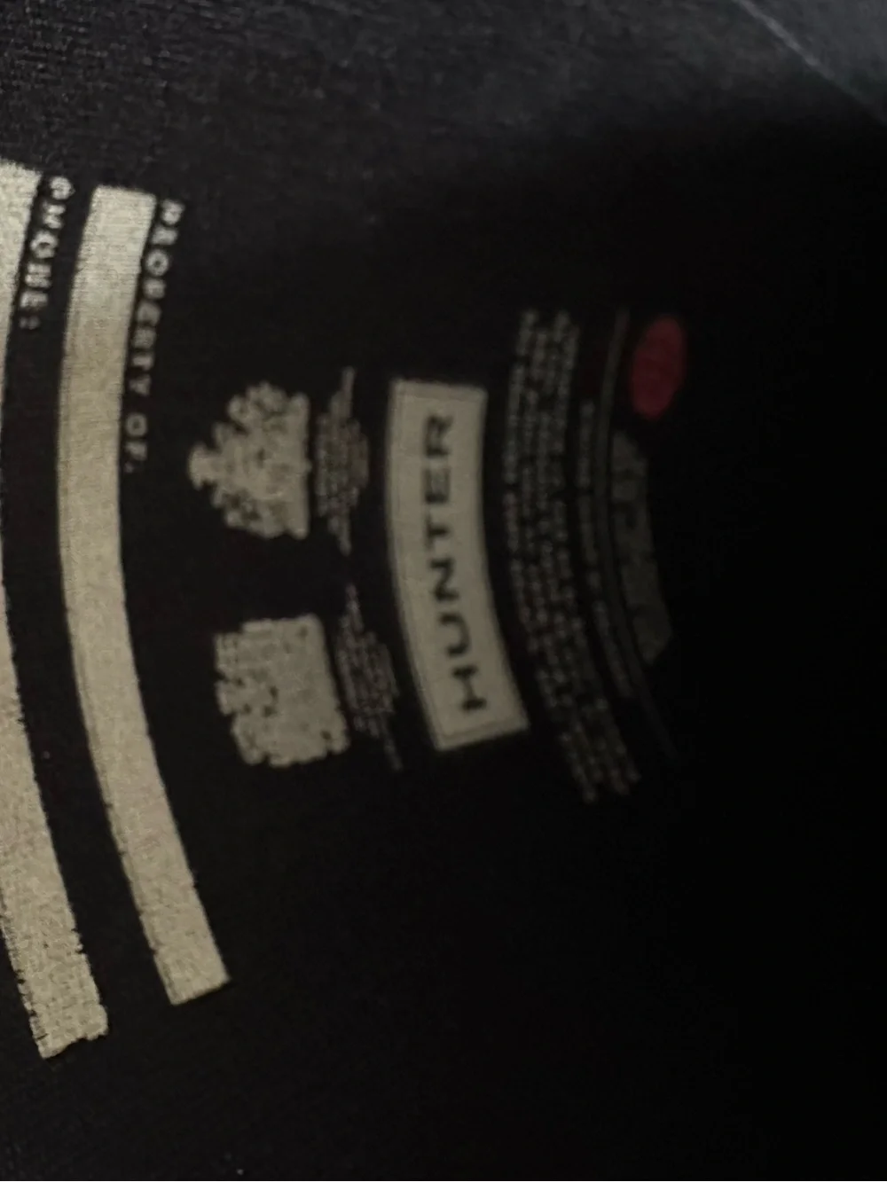 Hunter Tall Rain Boots in black - Picture 9 of 9